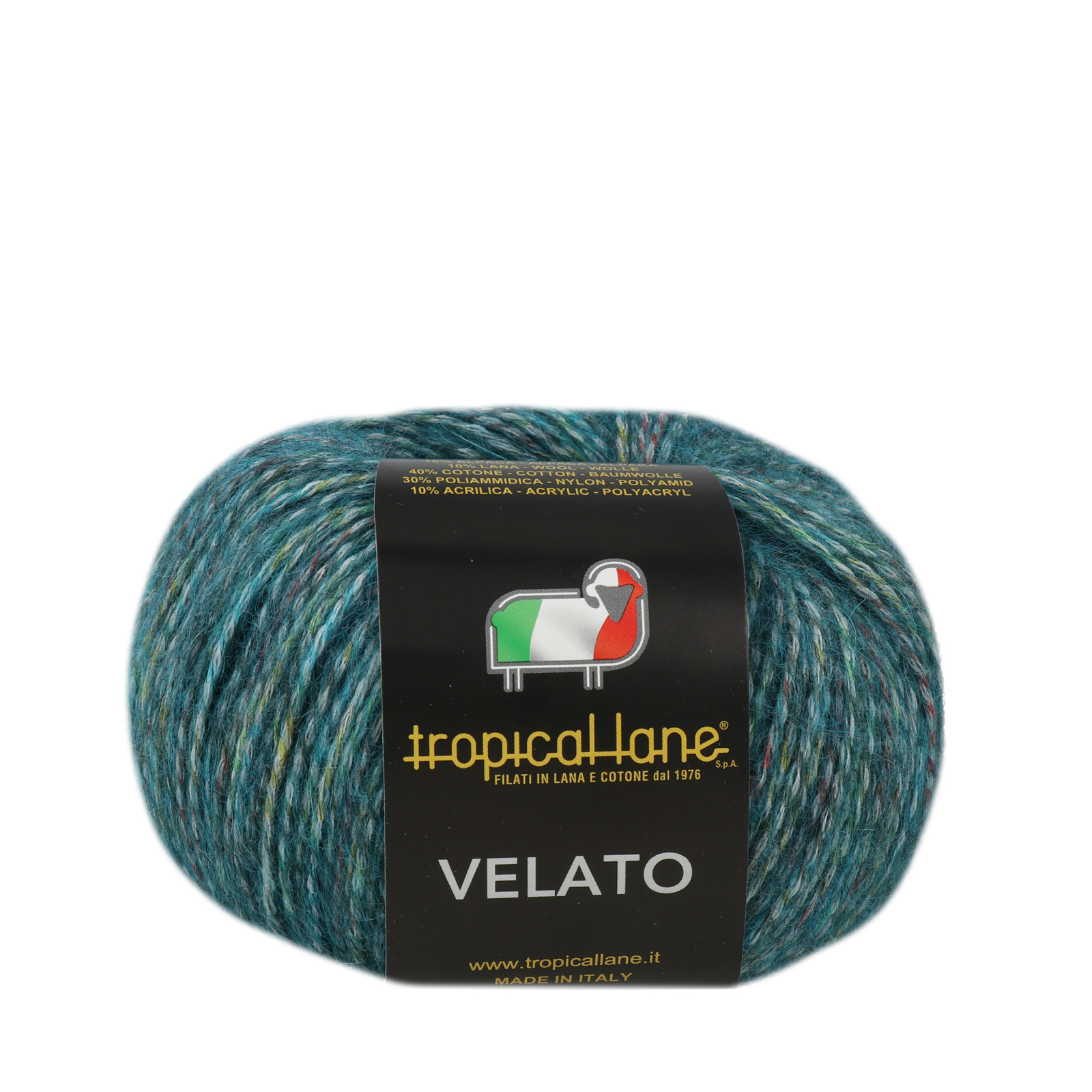 tropical lane velato - turquoise multicolor (405) - 50gr (160mt) | 1pc