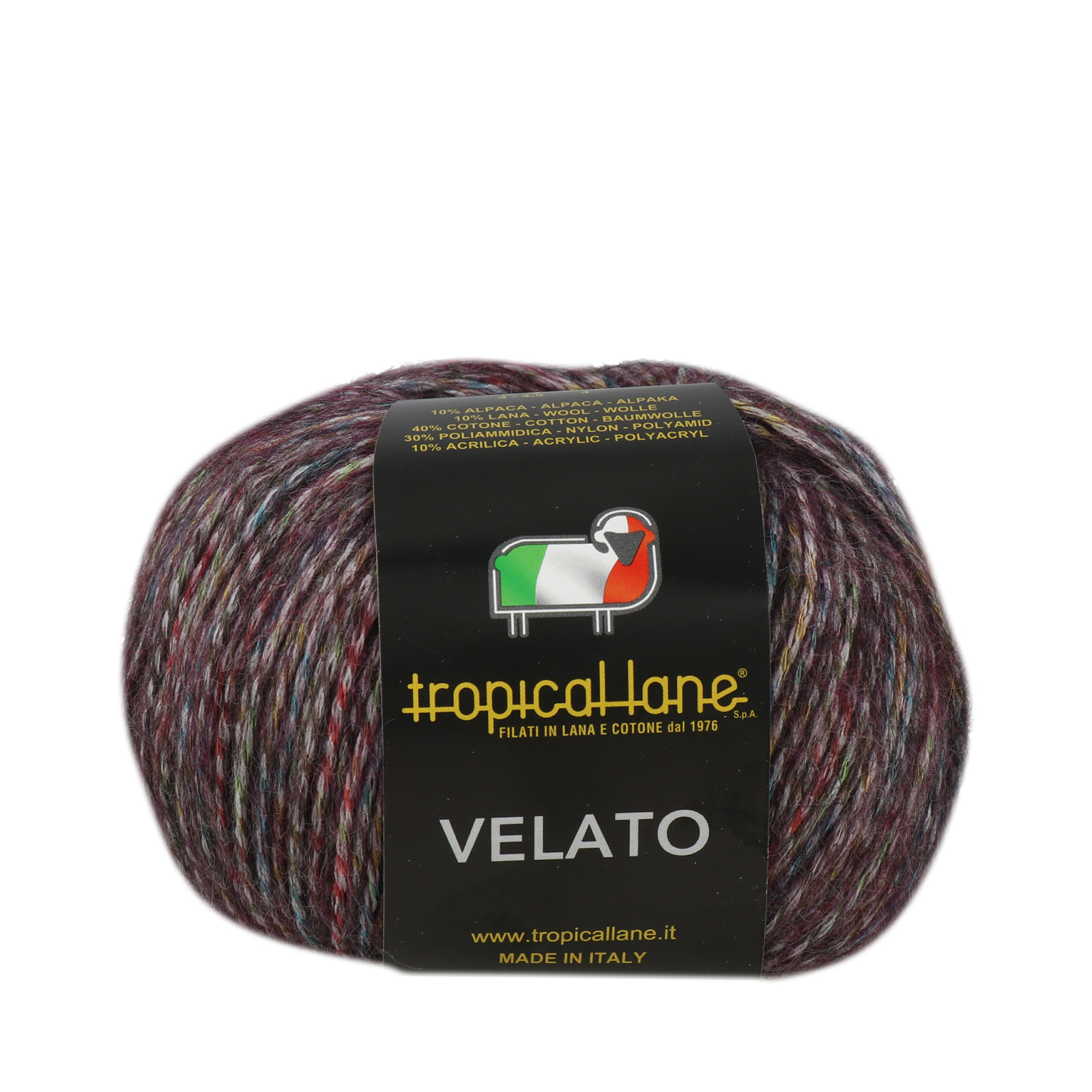 tropical lane velato - violet multicolor (401) - 50gr (160mt) | 1pc
