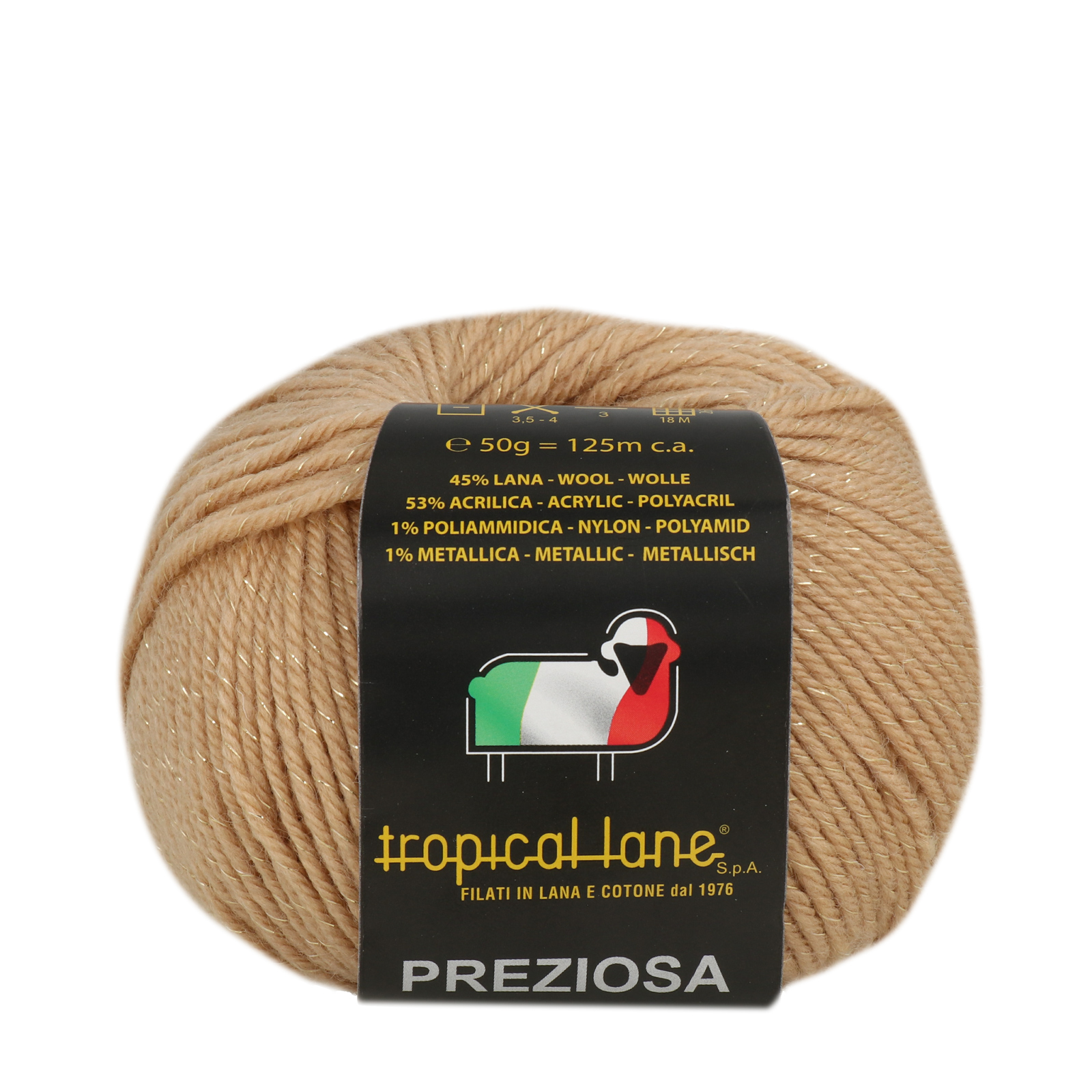 tropical lane preziosa - beige (162) - 50gr (125mt) | 1pc