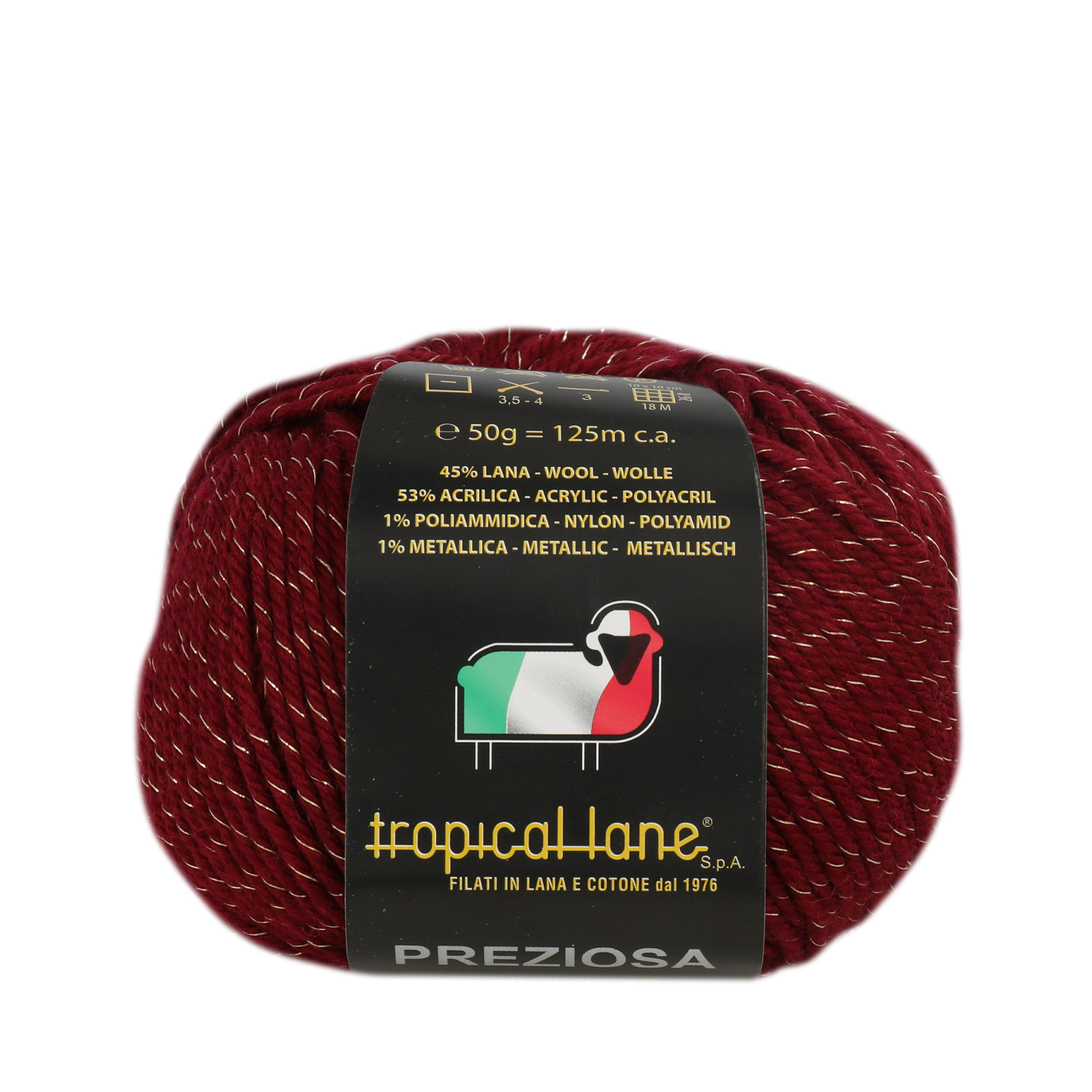 tropical lane preziosa - red (170) - 50gr (125mt) | 1pc