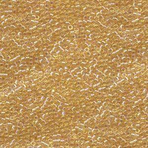 miyuki delica 8/0 transparent light amber ab | 8gr