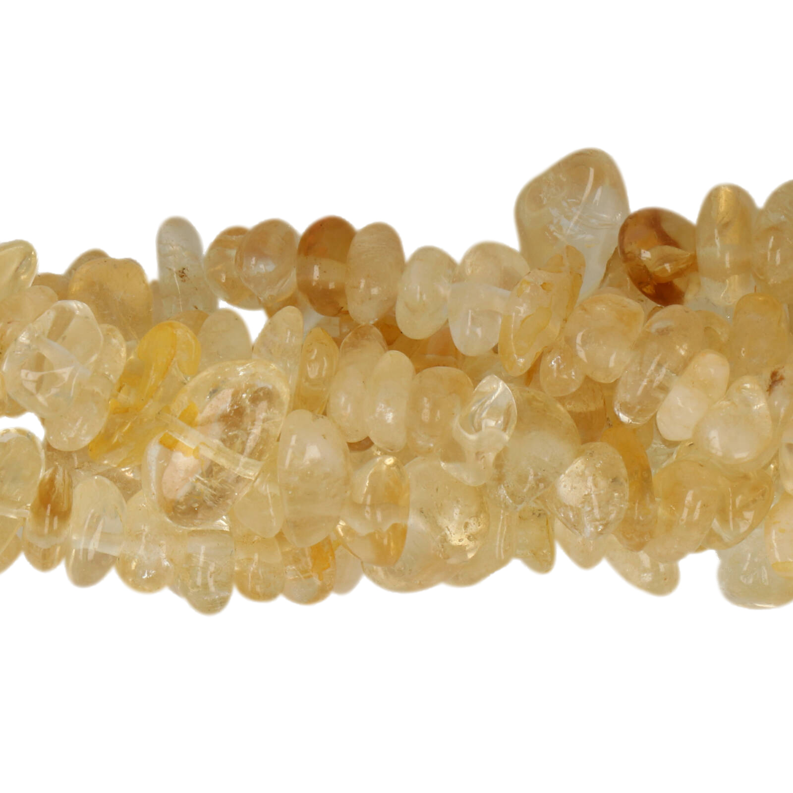 citrine chips 5-10mm | 32-inch strand approx.