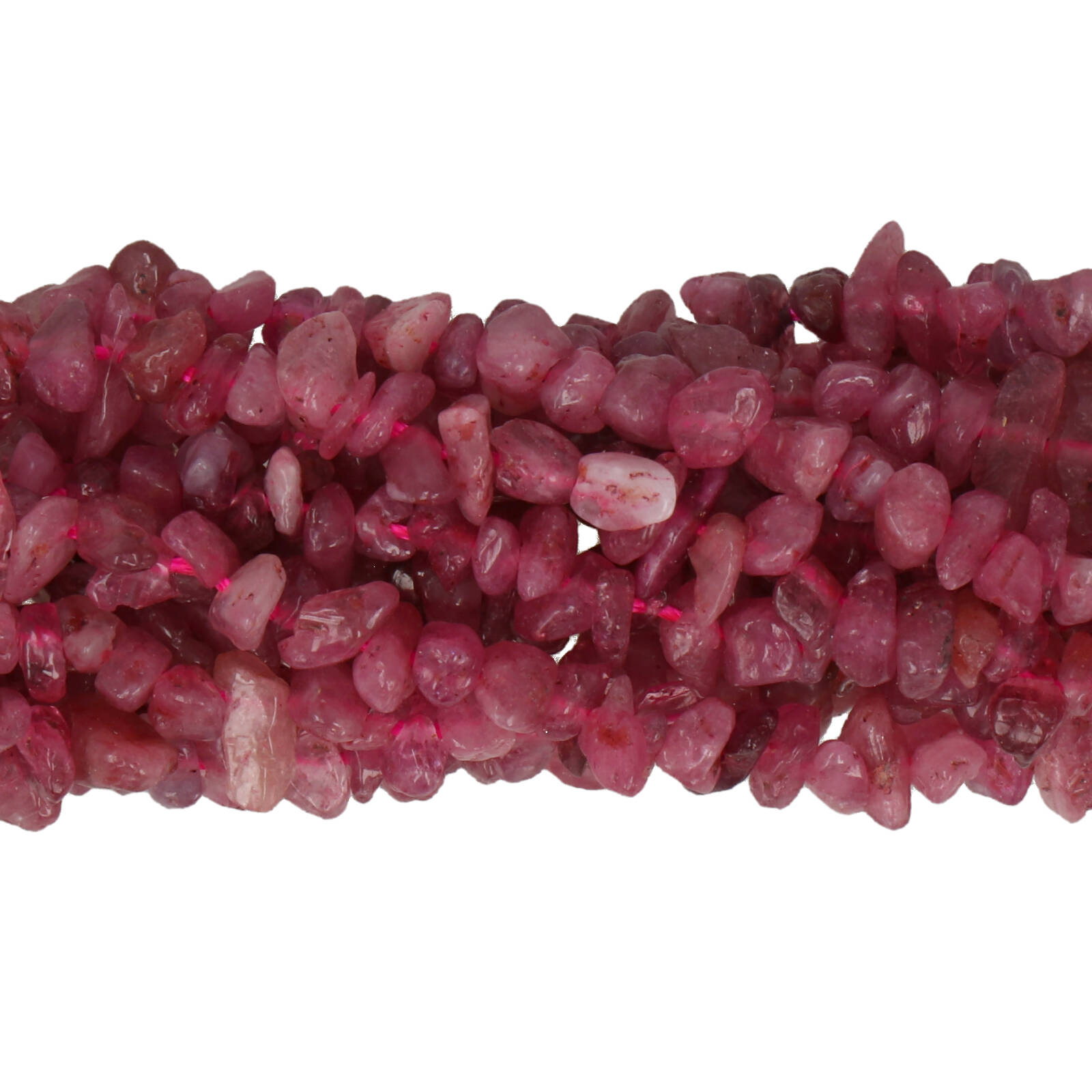 turmalin rosa chips 5mm | strang 38/40cm