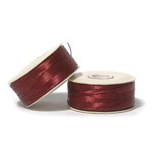 red nymo nylon beading thread - size 0,30mm - 58mt spool | 1pc