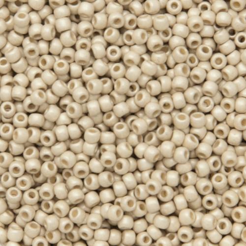 rocaille toho seed beads 11/0 permanent finish matte galvanized aluminum (pf558f) | 10gr