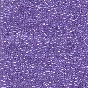 miyuki delica 8/0 color-lined purple/crystal luster | 8gr