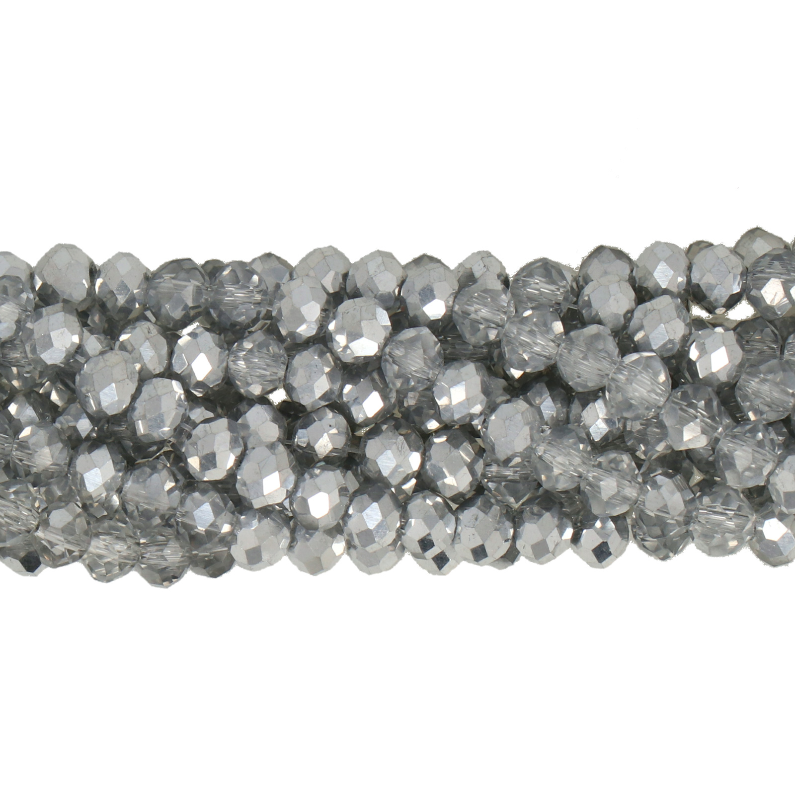 Crystal Labrador Chinese Crystal Faceted Roundelle 4x3mm | strand 100pc aprox