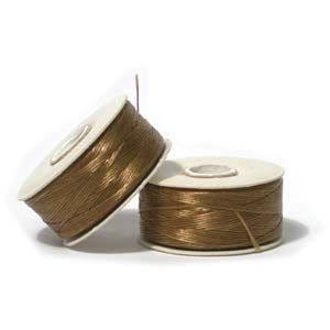 golden yellow nymo nylon beading thread - size 0,30mm - 58mt spool | 1pc