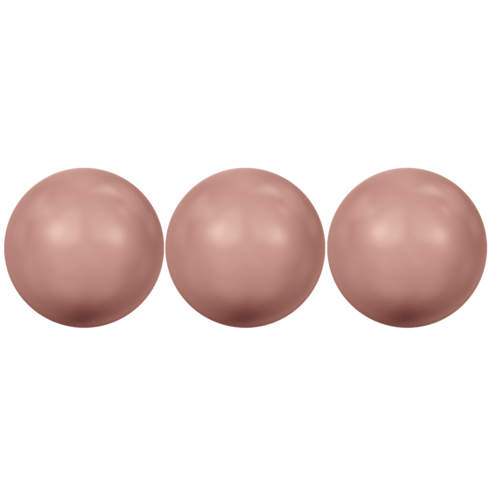 round pearl (5810) rose peach 12mm | 4pc