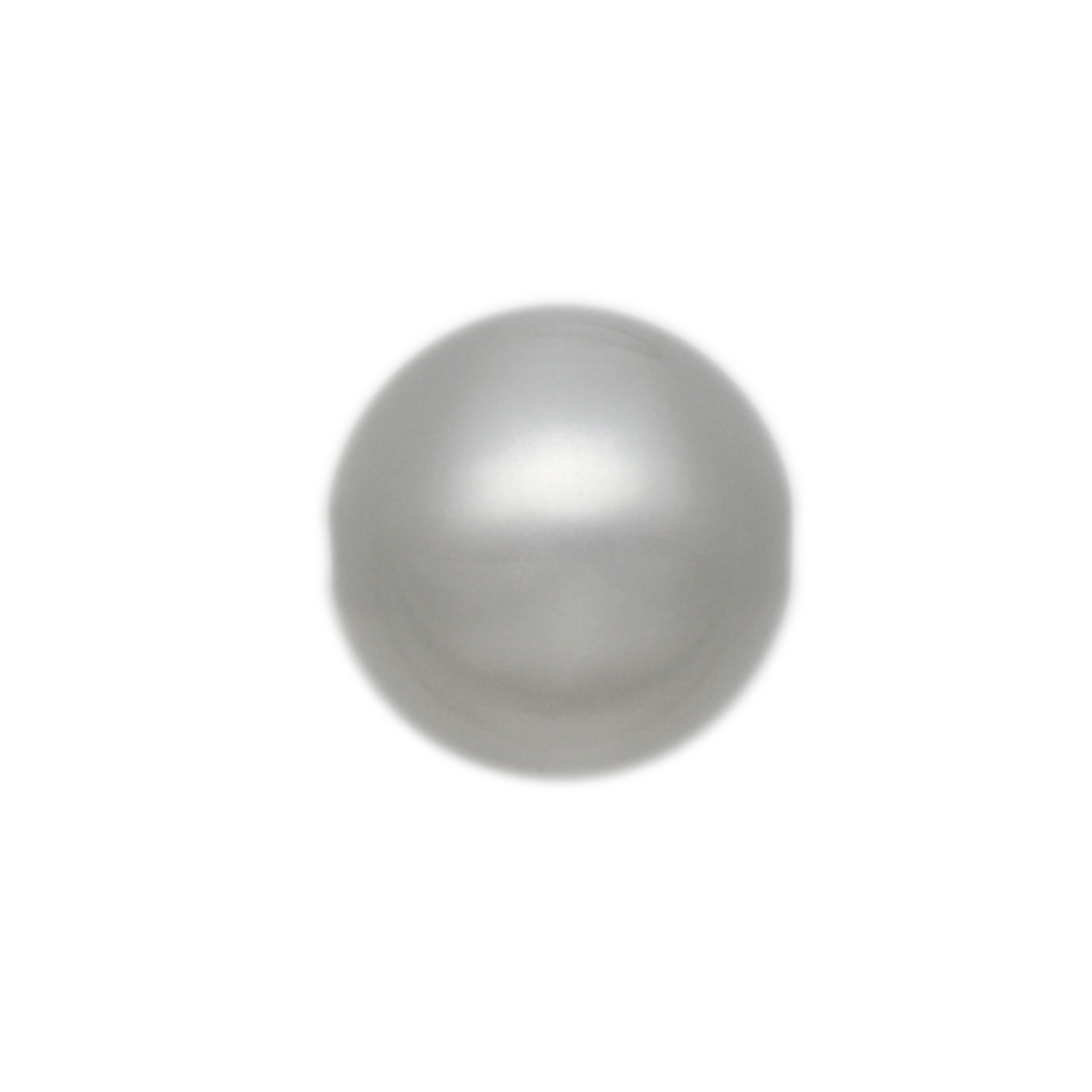 perle polaris glänzend - runde grau 12mm | 4st