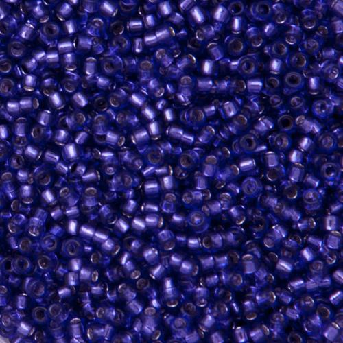 saatperlen toho 15/0 silver-lined purple (2224) | 10gr