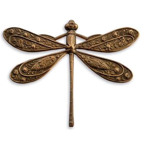 anhänger libelle vintaj natürliche messing vintaj 50x39mm | 1st