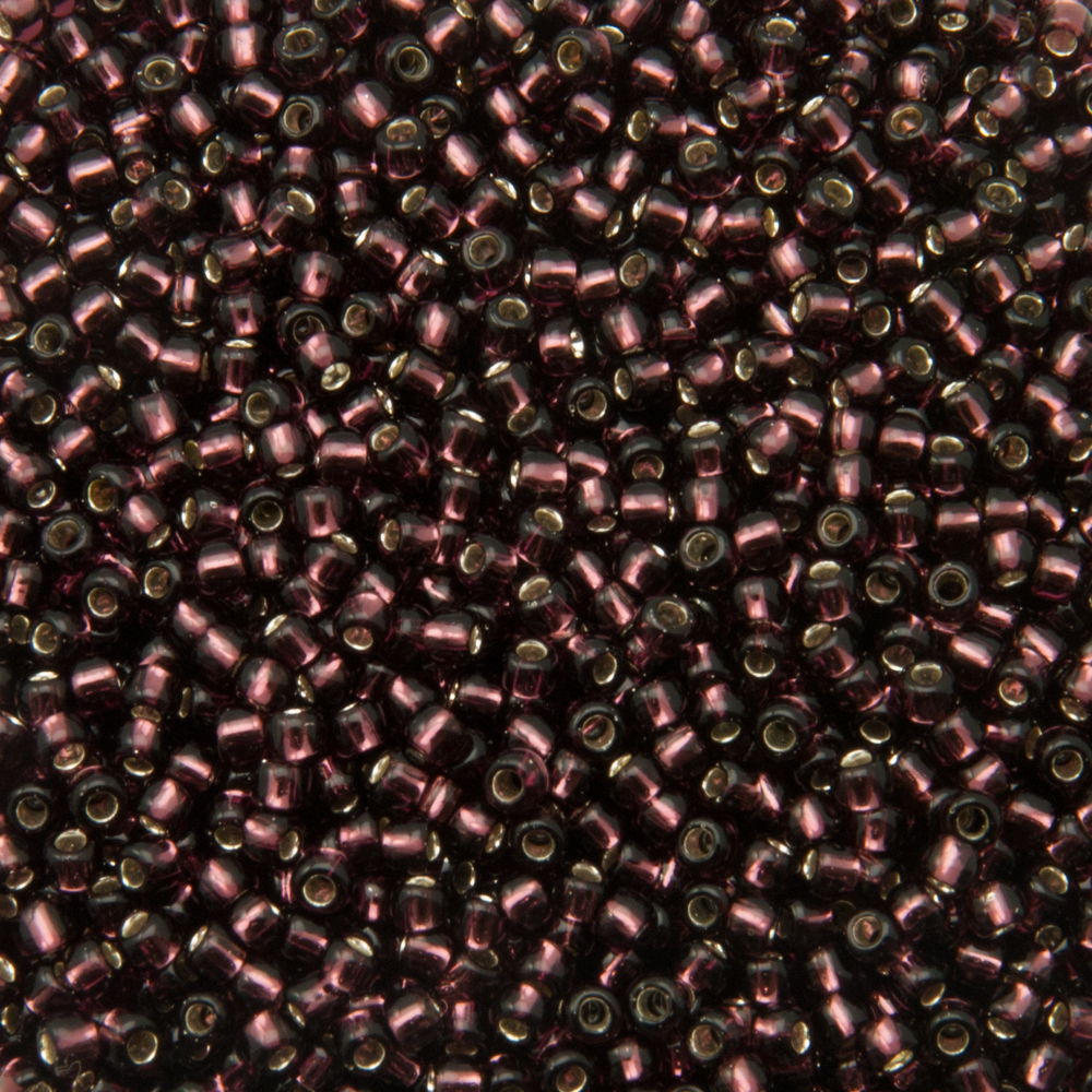 rocaille toho seed beads 11/0 silver-lined amethyst (26c) | 10gr