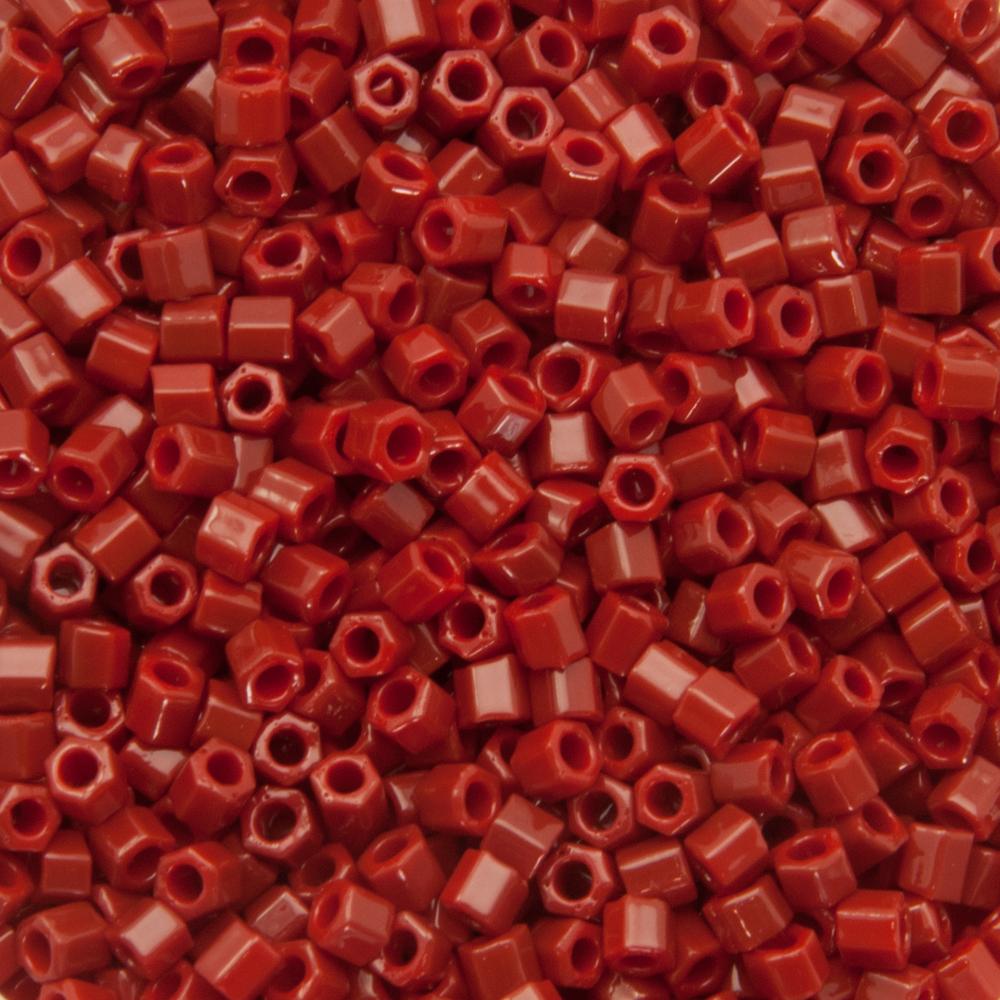 saatperlen toho 8/0 hex opaque pepper red (45) | 10gr