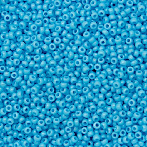 miyuki rocailles 15/0 - opaque light blue (413) | 10gr