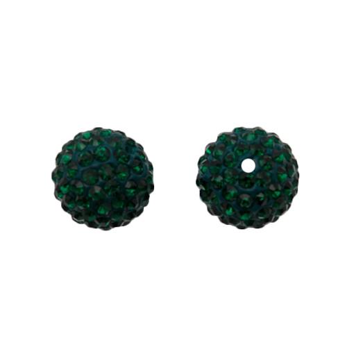 pavé runde perlen emerald 10mm | 1st