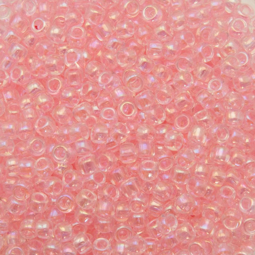 rocaille toho seed beads 8/0 dyed rainbow ballerina pink (171) | 10gr
