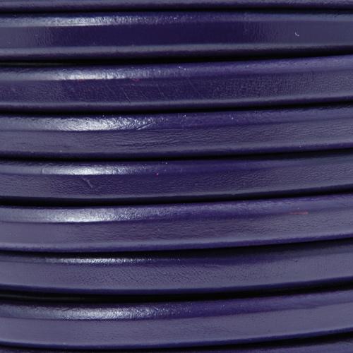 regaliz leather - purple 10x6mm | 20cm