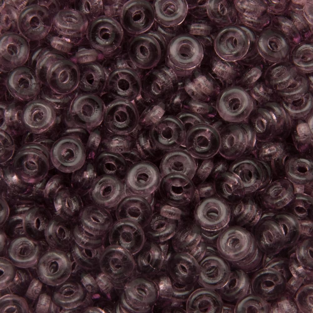czech glass o-bead - amethyst - 4mm | 5gr