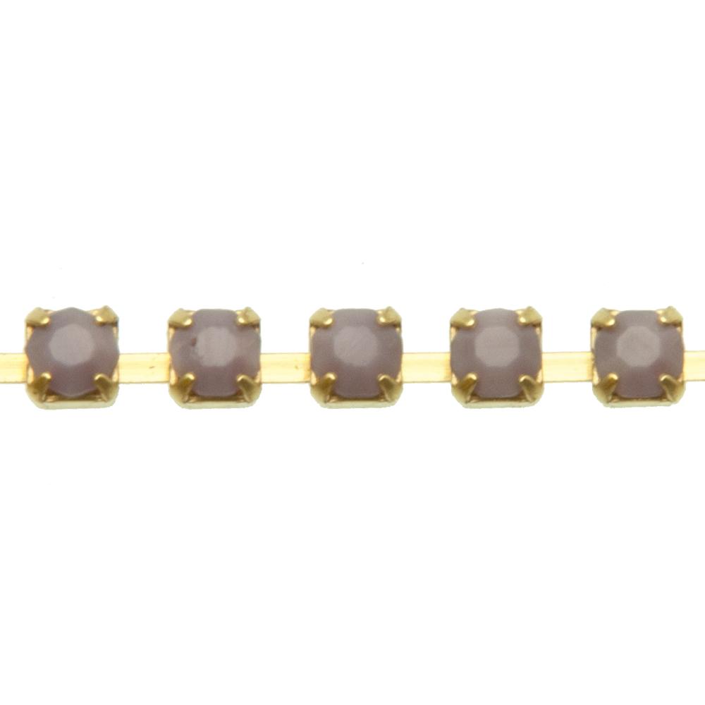 opal violet strass chain pp24 (3mm) | 20cm