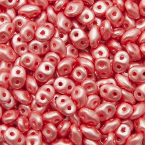 superduo seed beads 5x2,5mm pastel light coral | 10gr