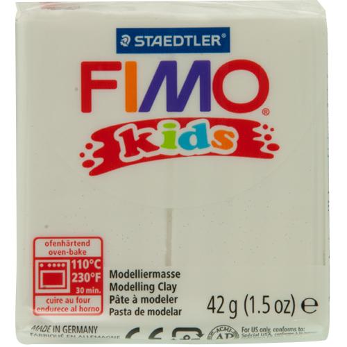 fimo kids white glitter (052) 42gr | 1pc