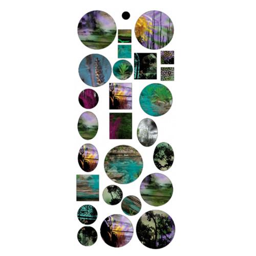collage papier artistic pond gemischte formen | 1st