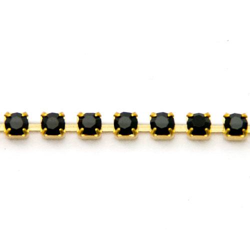 jet preciosa strass chain pp18 (2,5mm) | 20cm