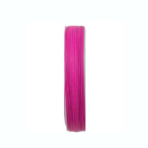 pink fluo 7 strand beading wire - diameter 0,45mm - 100mt spool | 1pc