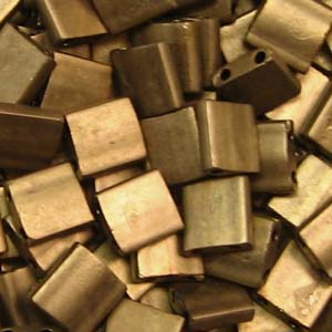 miyuki tila beads - matte metallic bronze 5mm | 5gr