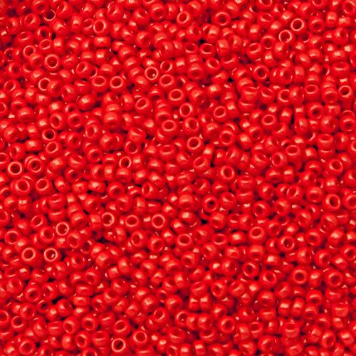 miyuki rocailles 15/0 - opaque dark cranberry (408) | 10gr