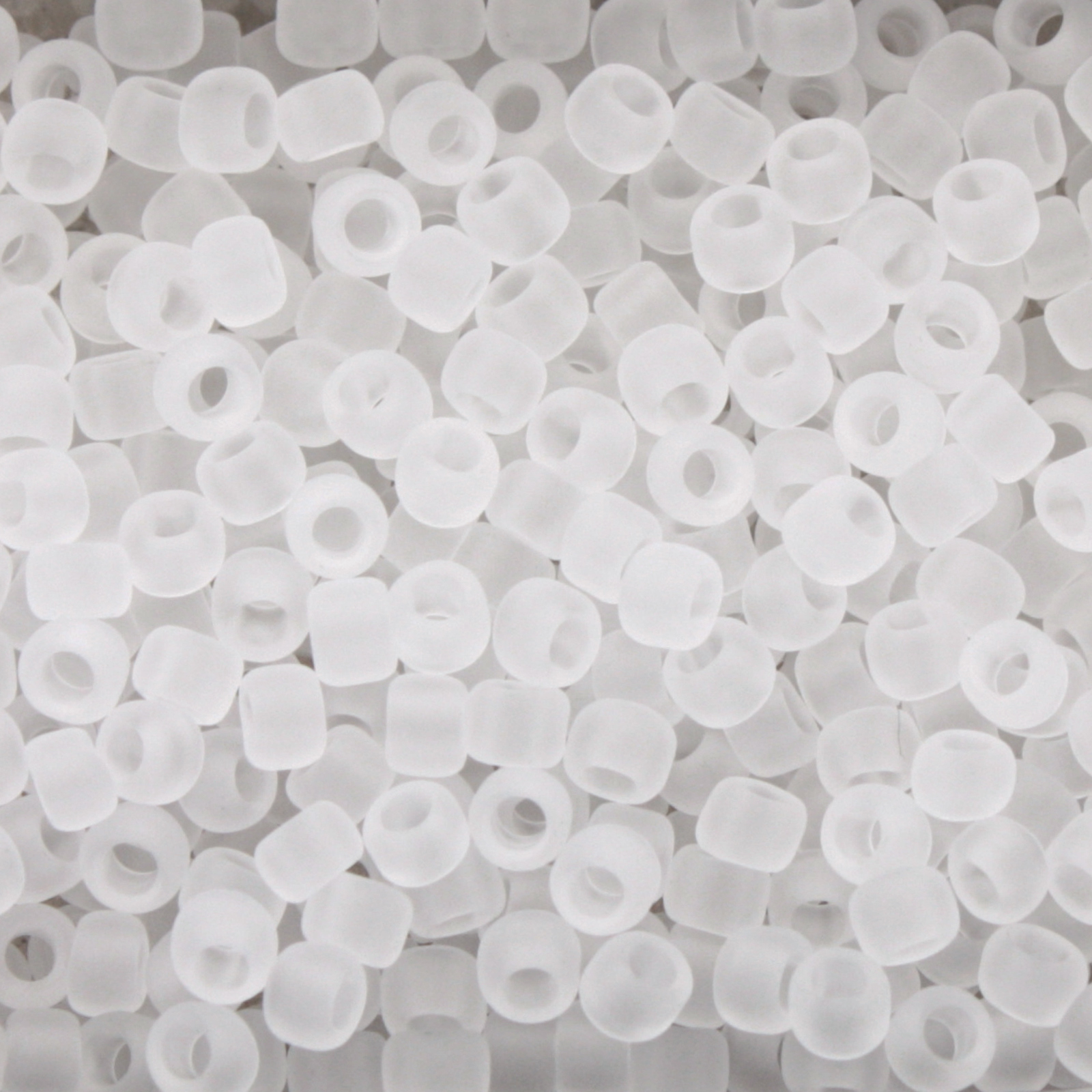 rocaille toho seed beads 8/0 transparent frosted crystal (1f) | 10gr