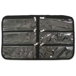 6 pockets black velcro insert for bag 45x27cm | 1pc
