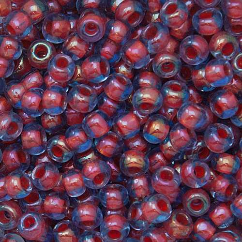 saatperlen toho 6/0 iniside color light sapphire/hyacinth lined (304) | 10gr