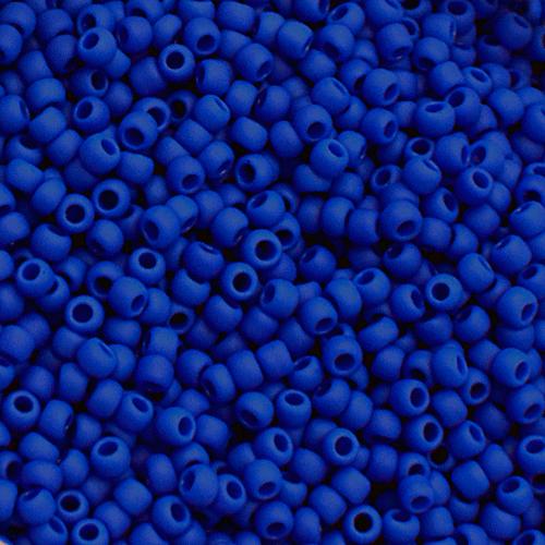 rocaille toho seed beads 11/0 - opaque frosted navy blue(48f) | 10gr
