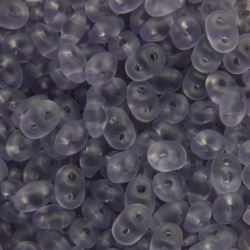 superduo seed beads 5x2,5mm - matte tanzanite | 10gr