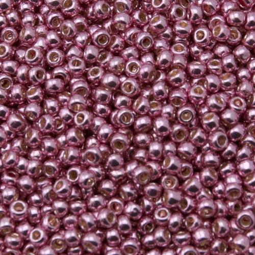 saatperlen toho 11/0 permanent finish galvanized pink flieder farbec (pf553) | 10gr