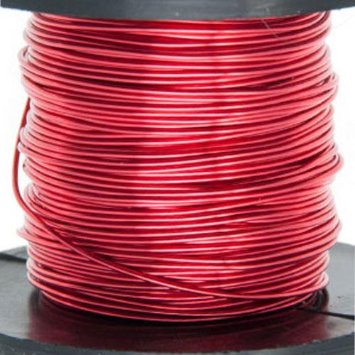 red copper craft wire - diameter 0,50mm - 25mt spool | 1pc