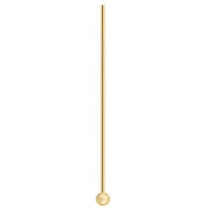 nietstift mit kugelkopf gold-filled 14k 25mm - wire 0,51mm | 6st