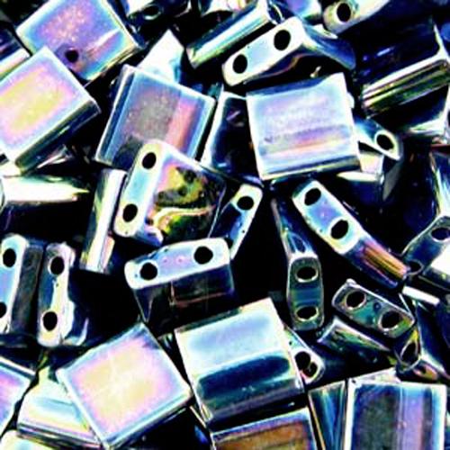 miyuki tila beads - iris medium blue 5mm | 5gr