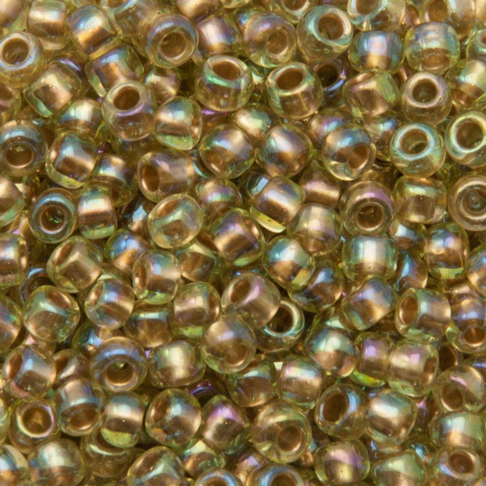 rocaille toho seed beads 6/0 - gold lined rainbow light jonquil (998) | 10gr