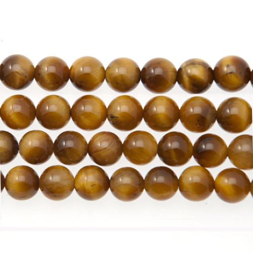 tigerauge braun glatt runde 8mm | strang 38/40cm