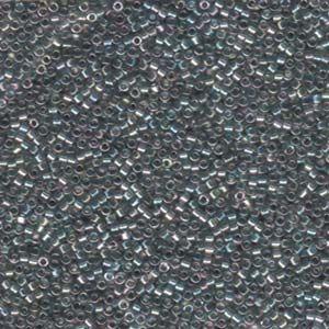 miyuki delica 8/0 - transparent grey ab | 8gr