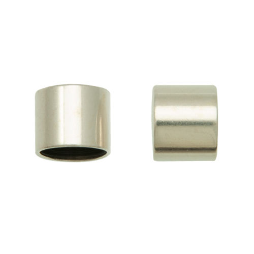 endkappe antik versilbert 12x10mm | 2st