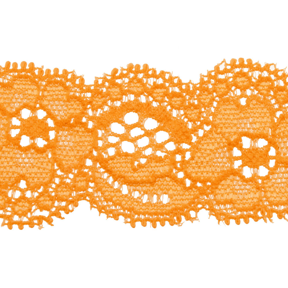 spitze lycra band orange 30mm | 1mt