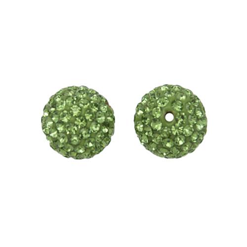 pavé runde perlen peridot 6mm | 1st