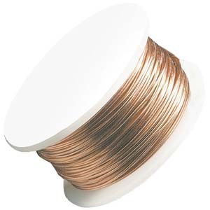 bare copper artistic wire - diameter 0,81mm - 5,5mt spool | 1pc