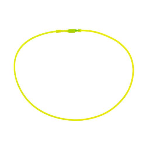 yellow rubber beading lock cord - diameter 2mm - 45cm lenght | 1pc