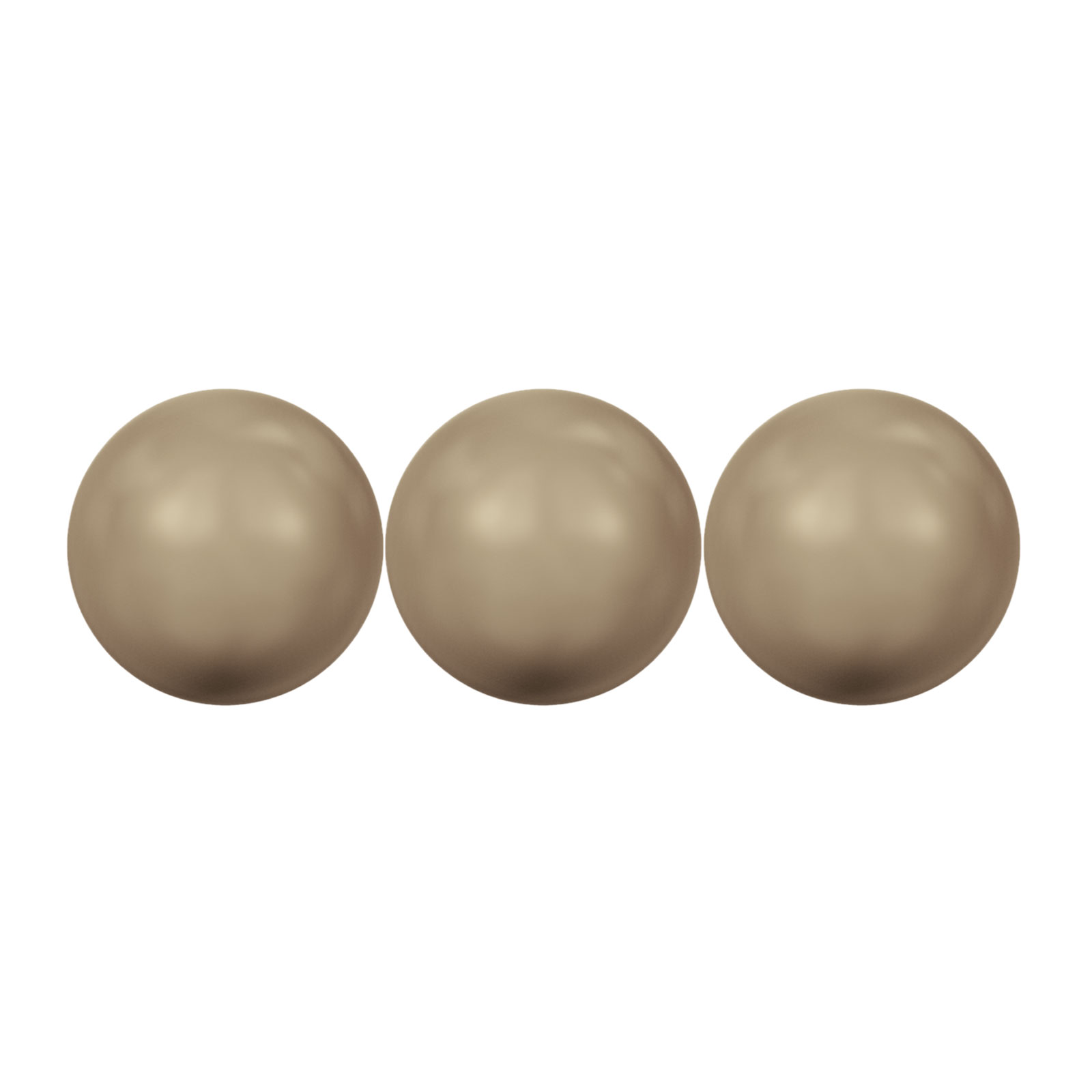round pearl (5810) bronze 8mm | 10pc
