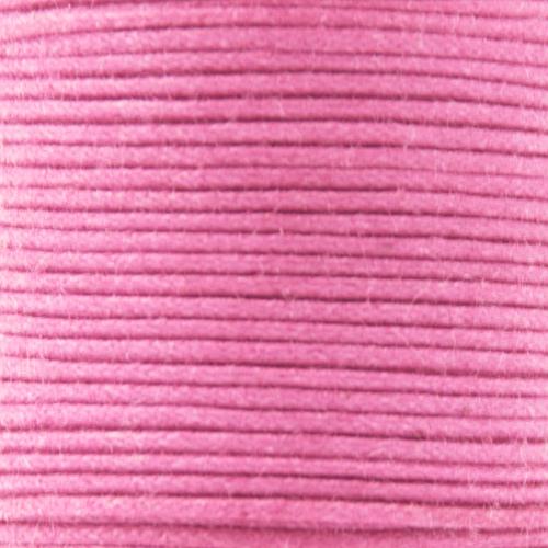 pink waxed cotton cord 1mm | 25mt